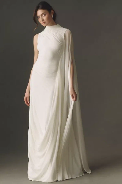 Deme By Gabriella Maple Maxi Dress In White