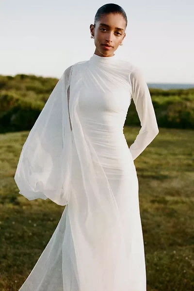 Deme By Gabriella Mynah Maxi Dress In White