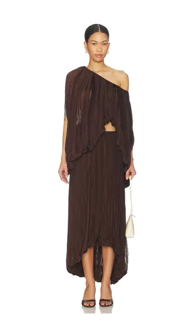 Deme By Gabriella The Abigail Set In Brown