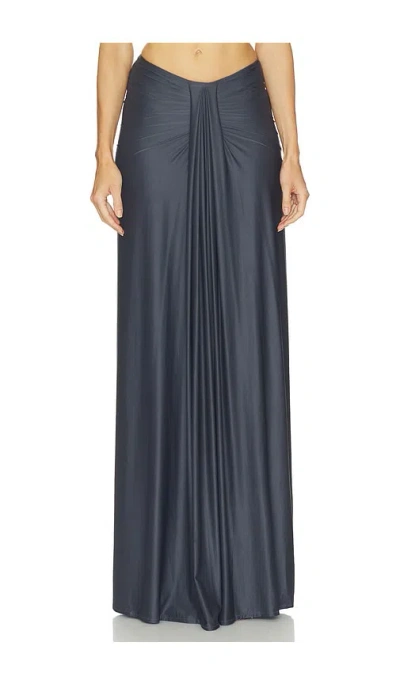 Deme By Gabriella The Ash Skirt In Blue