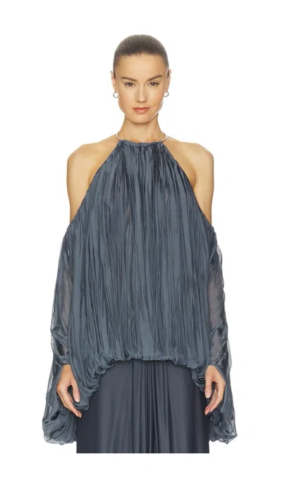 Deme By Gabriella The Ash Top In Blue