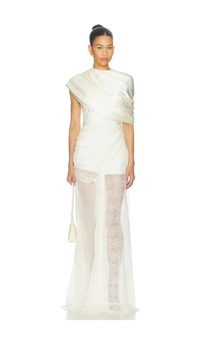 Deme By Gabriella The Darcy Dress In 오프 화이트