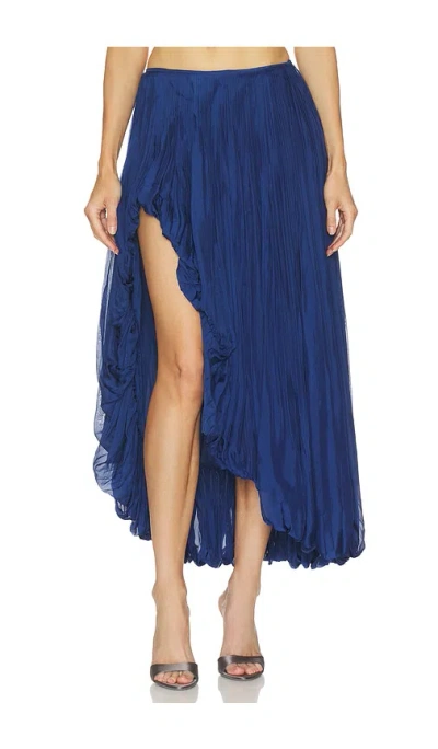 Deme By Gabriella The Indigo Skirt In Animal Print