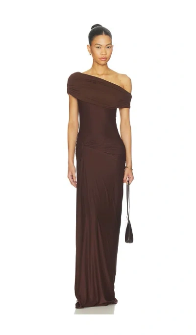 Deme By Gabriella The Katya Dress In Brown