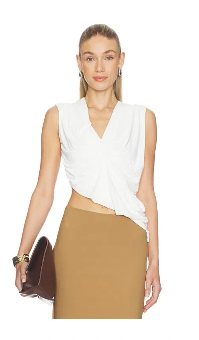 Deme By Gabriella The Zoey Top In White