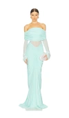 Deme By Gabriella X Revolve Jolene Gown In Green