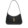 Demellier Tokyo Smooth Leather Shoulder Bag In Black
