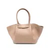 Demellier Large New York Tote Bag In Beige