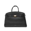 Demellier Large The Hudson Clasp-fastening Tote Bag In Black