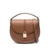 Demellier The Sienna Saddle In Brown