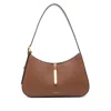 Demellier Tokyo Smooth Leather Shoulder Bag In Brown