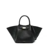Demellier Midi New York Croc Effect Leather Bag In Multicolor