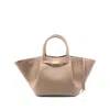Demellier London Midi New York Leather Tote In Multicolor
