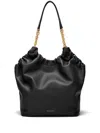 Demellier The Miami Leather Tote Bag In Black