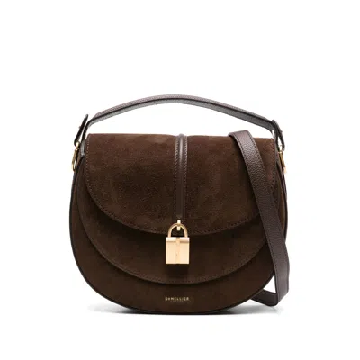Demellier Brown Shoulder Bags