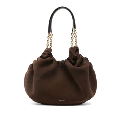 Demellier Brown Shoulder Bags