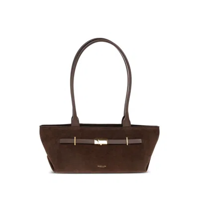 Demellier Brown Tote Bags