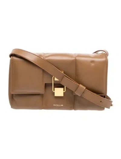 Pre-owned Demellier Canvas Alexandria Medium In Neutral