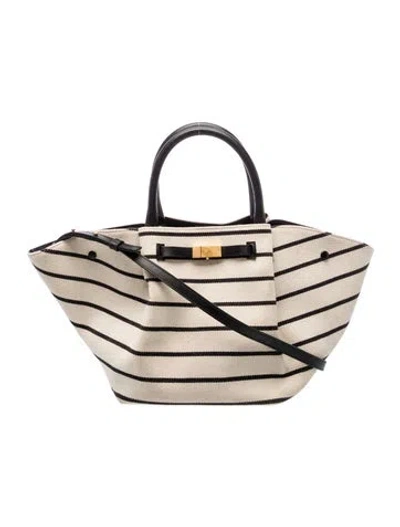 Pre-owned Demellier Canvas Hobo In Neutrals