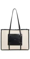 Demellier Capri Bag Salt & Pepper/black Smooth