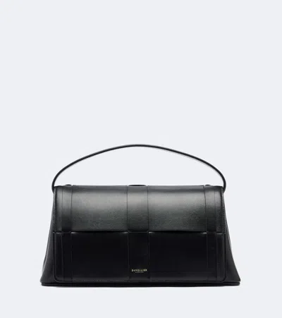 Demellier Florence Small Leather Top-handle Bag In Black