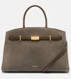 Demellier The Hudson Leather Top-handle Bag In Green