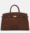 Demellier The Hudson Grain Leather Bag In Brown