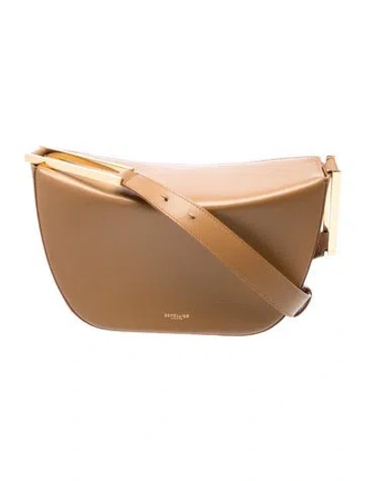 Pre-owned Demellier Leather Bergen In Black