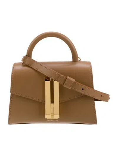 Pre-owned Demellier Leather Crossbody Bag In Brown
