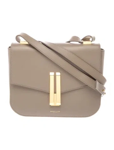 Pre-owned Demellier Leather Crossbody Bag In Neutral