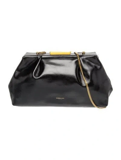 Pre-owned Demellier Leather Florence Large In Black