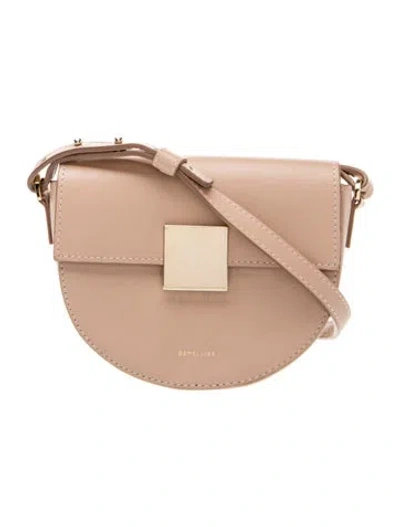 Pre-owned Demellier Leather Mini Oslo In Neutral