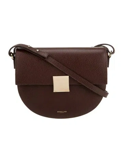 Pre-owned Demellier Leather Oslo In Brown