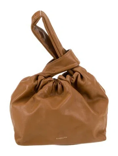 Pre-owned Demellier Leather Santa Monica In Brown