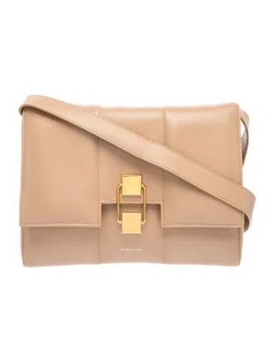Pre-owned Demellier Leather Shoulder Bag In Brown