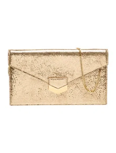Pre-owned Demellier Leather Shoulder Bag In Gold/metallic