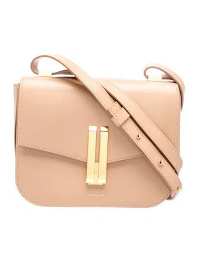 Pre-owned Demellier Leather Shoulder Bag In Neutral