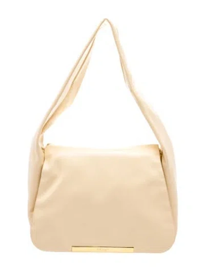Pre-owned Demellier Leather Shoulder Bag In Yellow