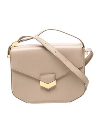 Pre-owned Demellier Leather The London In Neutral