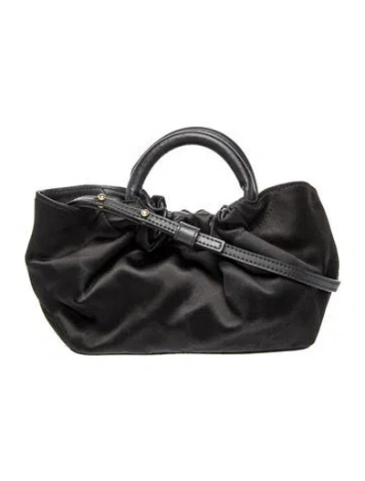 Pre-owned Demellier Leather The Los Angeles Mini In Black