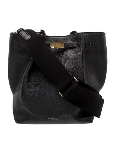 Pre-owned Demellier Leather The New York Bucket Bag In Multi
