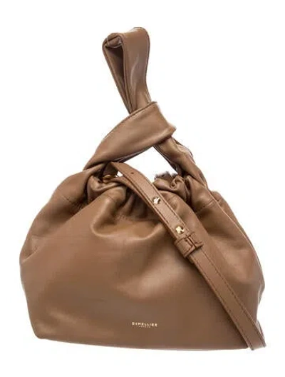 Pre-owned Demellier Leather The Samos Small In Brown