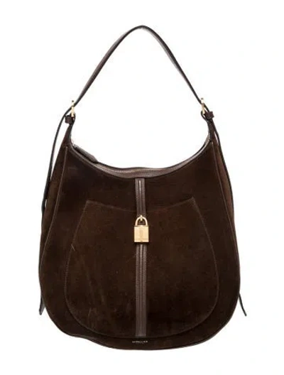 Pre-owned Demellier Leather The Siena Bucket Bag Small In Brown