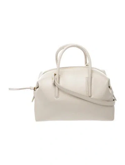 Pre-owned Demellier Leather The Stockholm Small In Neutrals