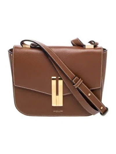 Pre-owned Demellier Leather The Vancouver In Brown