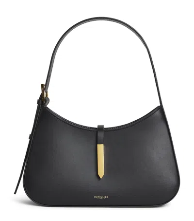 Demellier Leather Tokyo Shoulder Bag In Black