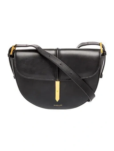 Pre-owned Demellier Leather Tokyo Small In Black