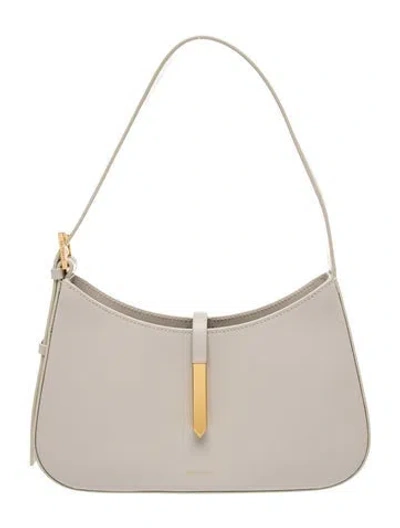 Pre-owned Demellier Leather Tokyo Small In Neutral