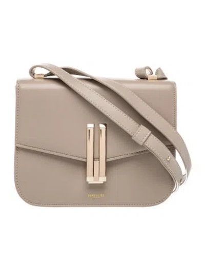 Pre-owned Demellier Leather Vancouver Bag Small In Neutral