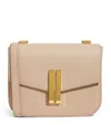 Demellier Vancouver Grained-leather Cross-body Bag In Grey